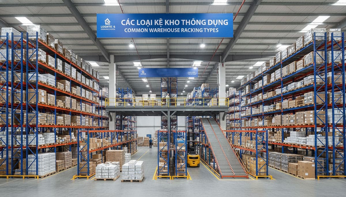 Common Types of Warehouse Racking Used in Logistics & Warehousing