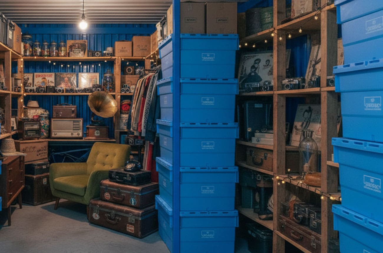 Keep your photos, collections, and vintage items safe by storing them in a mini storage unit.
